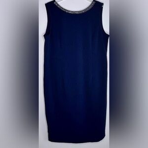 MAYA BROOKE NAVY BLUE DRESS